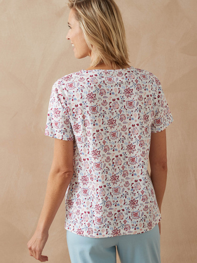 Tee-shirt de pyjama manches courtes
