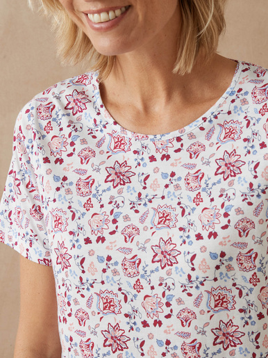 Tee-shirt de pyjama manches courtes