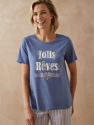 Tee-shirt de pyjama manches courtes