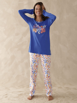 Lot pyjacourt + pyjama maille  pur coton