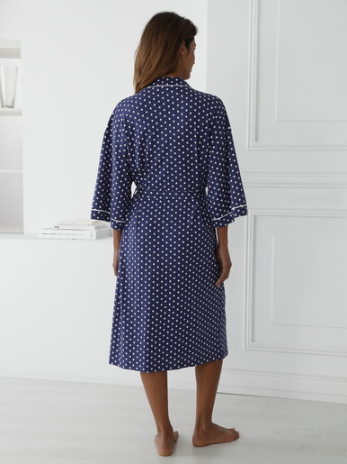 Peignoir kimono en maille