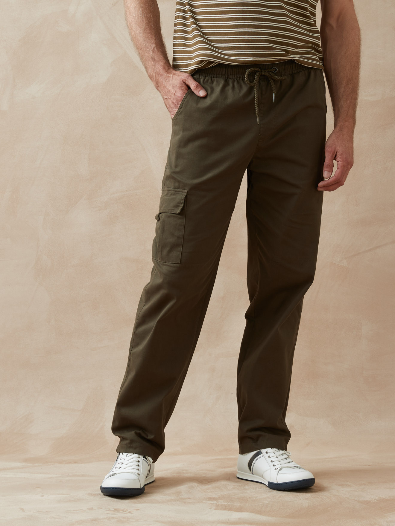Pantalon cargo élastiqué Daxon Homme Daxon