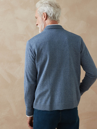 Gilet V jacquard