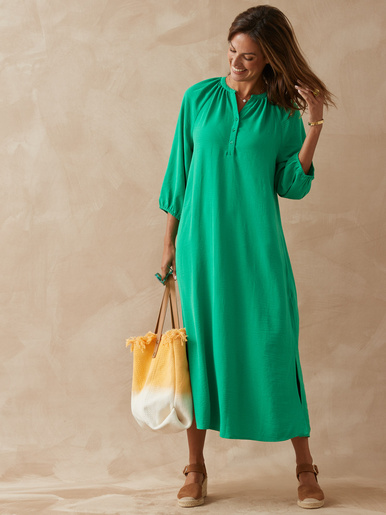 Robe ample - Daxon - Vert