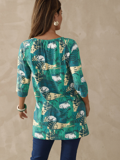 Tee-shirt tunique manches 3/4