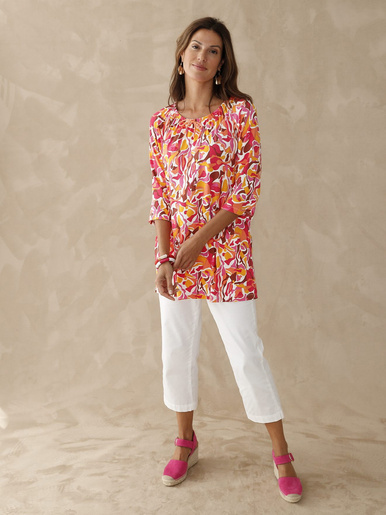 Tee-shirt tunique manches 3/4