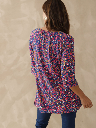 Tee-shirt tunique manches 3/4