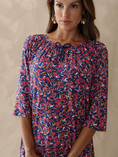 Tee-shirt tunique manches 3/4
