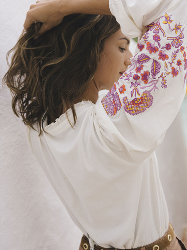 Tee-shirt fantaisie pur coton