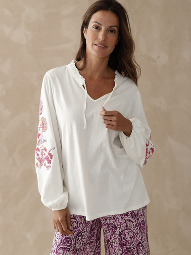 Tee-shirt fantaisie pur coton
