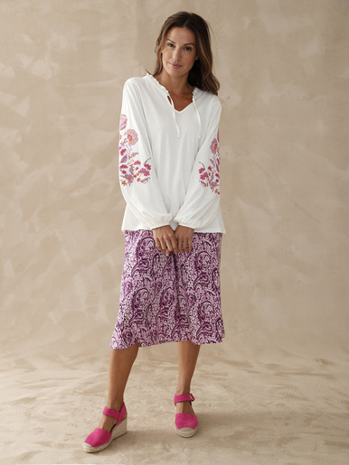 Tee-shirt fantaisie pur coton