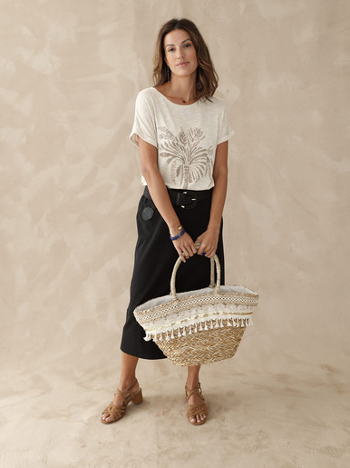 Tee-shirt motif palmier