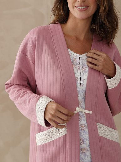 Veste kimono matelassée