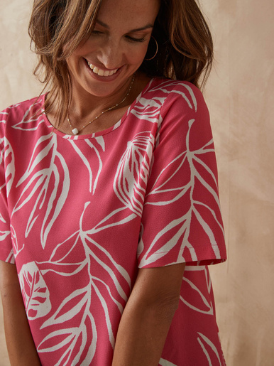 Blouse crêpe manches chauve-souris