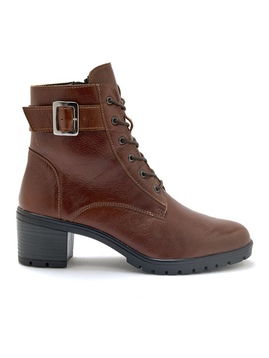 Boots cuir doublées suédine