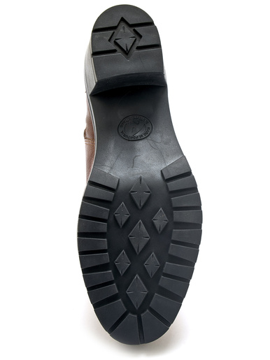 Boots cuir doublées suédine
