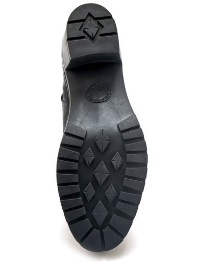 Boots cuir doublées suédine