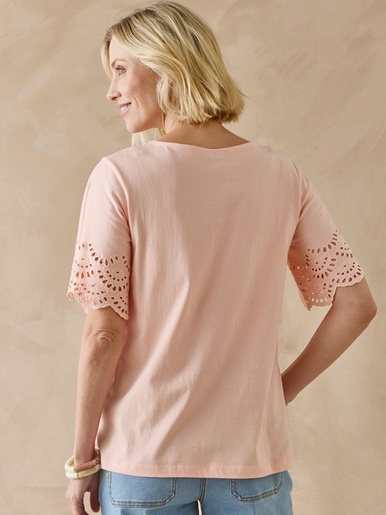 Tee-shirt manches papillon