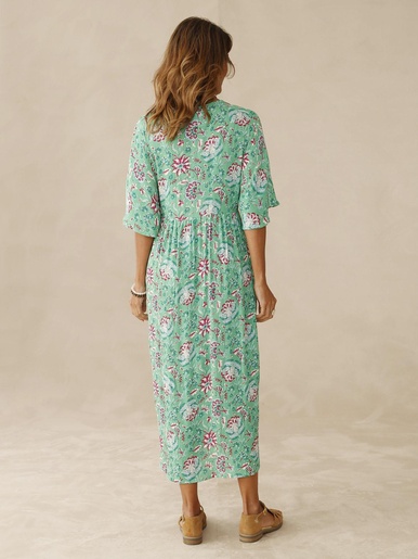 Robe longue ample imprimé