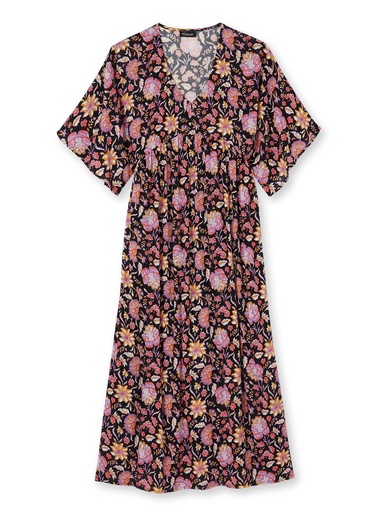Robe longue ample imprimé