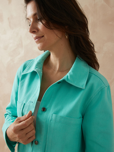 Veste courte, forme boîte
