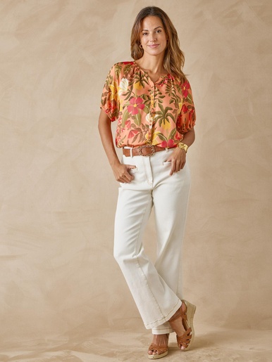 Blouse toute boutonnée