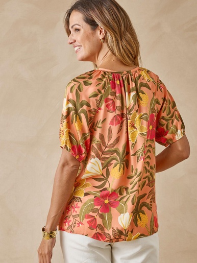 Blouse toute boutonnée