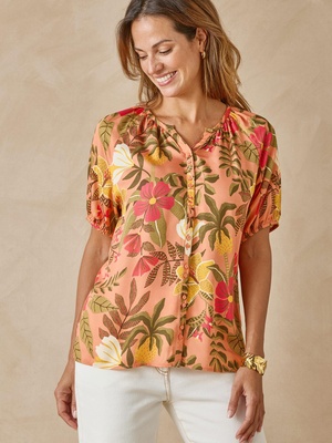 Blouse toute boutonnée