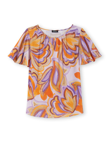 Blouse manches papillon