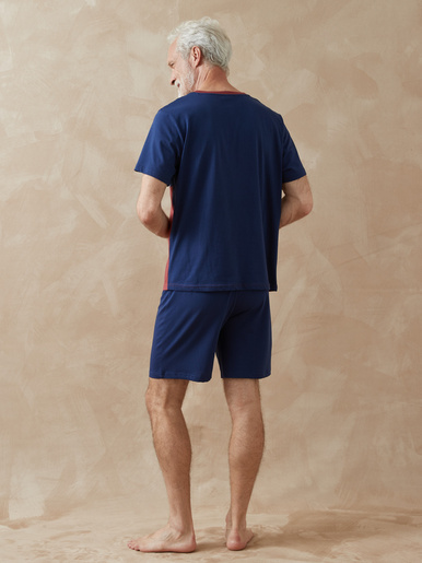 Lot pyjashort + pyjama maille pur coton