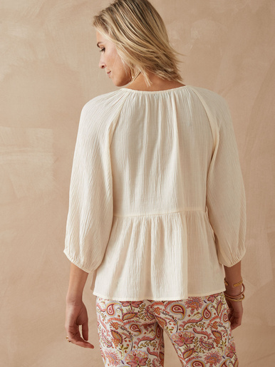 Blouse à smocks