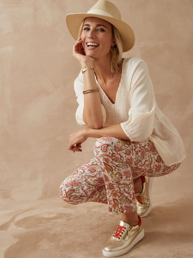 Blouse à smocks