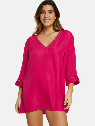 Chemisier Sunrise Beach - Sans Complexe - Rose virtuel