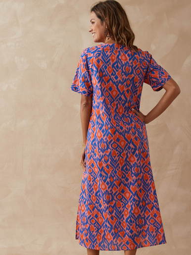 Robe longue pur coton