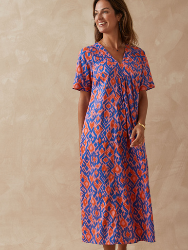 Robe longue pur coton