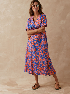 Robe longue pur coton