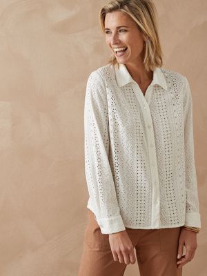 Chemisier en broderie anglaise