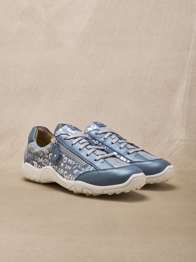 Derbies cuir motifs brillants