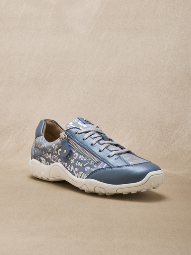 Derbies cuir motifs brillants