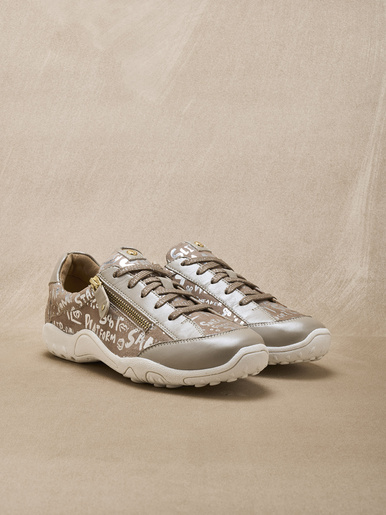 Derbies cuir motifs brillants