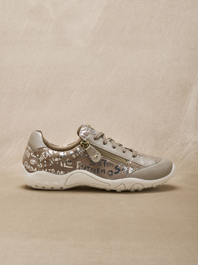 Derbies cuir motifs brillants