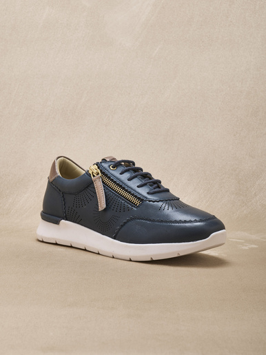 Baskets zip et lacets semelle amovible