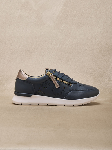 Baskets zip et lacets semelle amovible