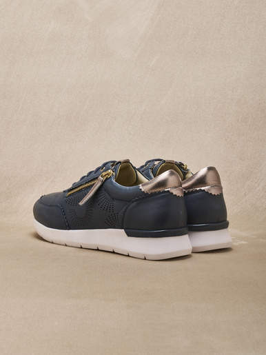 Baskets zip et lacets semelle amovible