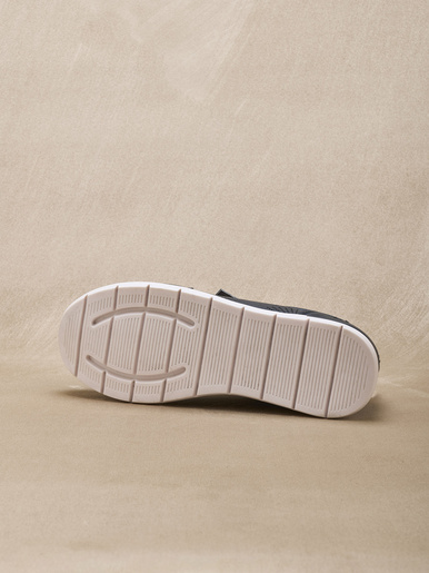 Baskets zip et lacets semelle amovible