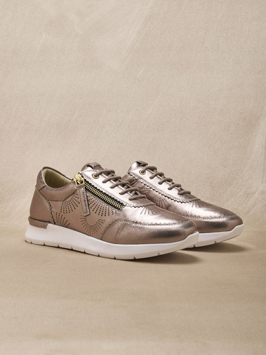 Baskets zip et lacets semelle amovible