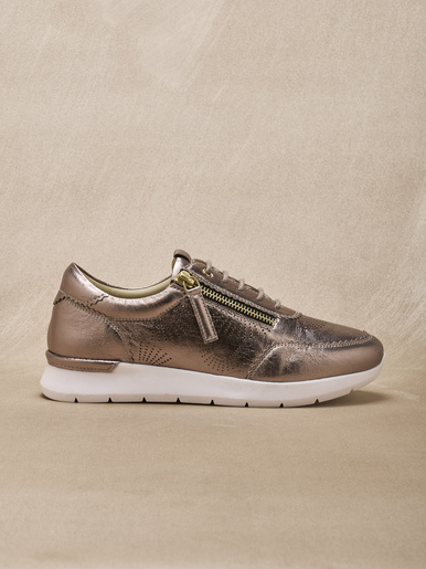 Baskets zip et lacets semelle amovible