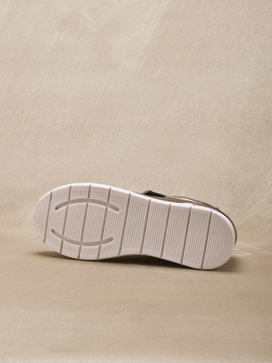Baskets zip et lacets semelle amovible