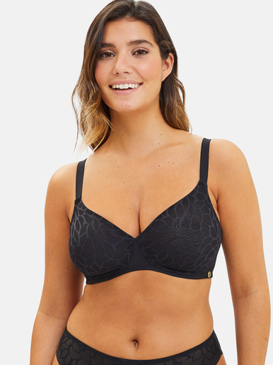 Soutien-gorge moulé Perfect Curves - Sans Complexe - Noir