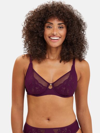 Soutien-gorge à armatures Romance - Sans Complexe - Violet profond